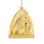 2023 Gold Ornament Collection, The 2023 Gold Christmas Ornament Collection 10312 0036 g manger