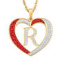 Granddaughter Initial Heart Pendant, For My Granddaughter Diamond Initial Heart Pendant 10121 0011 a r initial