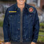 The Personalized U.S. Marines Denim Jacket, The Personalized Mens US Marines Denim Jacket 1365 0106 m model