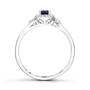Sapphire & Diamond Sterling Silver Ring, Sapphire SterlingSilver Ring 11142 1145 c side.jpg