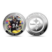 Jerome Bettis Steelers Legends Commemorative, Steelers Greats Silver plated Commemoratives 11818 0017 a main