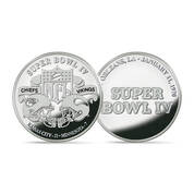 1st Chiefs' Super Bowl Win Silver Plated Flip Coin, Super Bowl Flip Coin Silver Plated Collection 11732 0069 a Chiefs4