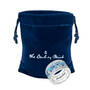 Personalized Ocean Blue Stackable Ring Set, Personalized Ocean Blue Stackable Ring Set 12355 0014 g giftpouch