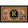 The Personalized Dog Accent Rug, The Dog Accent Rug 6859 0033 a Yorkie PuppyCut