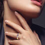 Amethyst Triumph Trilogy Ring, Amethyst Triumph Trilogy Ring 11940 0018 m model