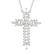 Divine Brilliance Personalized Ring and Cross Pendant Set, Divine Brillance Personalized Ring and Cross Pendant Set 12154 0017 b pendant