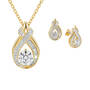 Perfectly Paired Birthstone Swirl Pendant with FREE Matching Earrings, Birthstone Swirl Pendant with Free Matching Earrings 12210 0019 d april