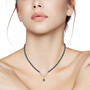 Sensational Sunset Black Pearl & Diamond Necklace, Sensational Sunset Black Pearl 10779 0016 m model