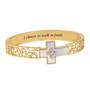 Walk in Faith Diamond Cross Bangle, Walk in Faith Diamond Cross Bangle 11722 0012 b bangle