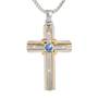 Birthstone Salvation Men's Pendant, Birthstone Salvation Mens Pendant 6007 001 8 9