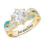 Braided Birthstone Ring 12247 0016 c march