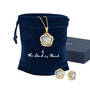 Perfectly Paired Love Knot Pendant with FREE Matching Earrings, Perfectly Paired Love Knot Pendant with FREE Matching Earrings 4922 0098 m giftpouch