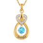 Genuine Birthstone Drop Pendant 2273 001 4 12