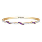 Birthstone Swirl Bracelet 11615 0053 b february