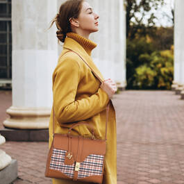 Tartan Elegance Handbag with FREE Matching Wristlet 12306 0014 m model
