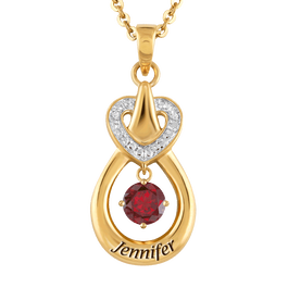 Genuine Birthstone Drop Pendant 2273 001 4 1