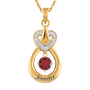 Genuine Birthstone Drop Pendant 2273 001 4 1