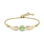 Personalized Angel Wing Birthstone Bracelet by Michael O’Connor, Personalized Angel Wing Birthstone Bracelet by Michael OConnor 12244 0019 h august