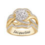 Swirls of Luxury Statement Ring, Swirls of Luxury Statement Ring 11385 0010 c front