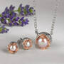 Anatoli Lavender Pearl Necklace with FREE Matching Earrings, Anatoli Lavender Pearl Necklace with FREE Matching Earrings 12060 0010 b set
