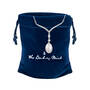 A Drop of Opulence Pearl Necklace, A Drop of Opulence Pearl Necklace 11635 0018 g gift pouch
