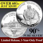 Limited-Release Washington Silver Half-Dollar, limited release washington silver half dollar 3235 1603 a main