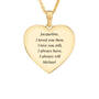 I Love You Diamond Wrapped Pendant, I Love You Diamond Wrapped Pendant 11492 0010 c back
