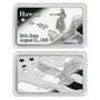 The America the Beautiful Silver-Plated Ingot Commemorative, America the Beautiful Silver Plated Ingot Collection 11985 0014 k HI