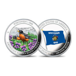 The State Bird and Flower Silver Commemoratives 2167 0104 a commemorativeWI