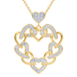 Personalized Love is the Answer Birthstone Pendant 10553 0018 d april