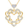 Personalized Love is the Answer Birthstone Pendant 10553 0018 d april