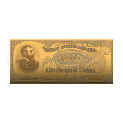 $1000 U.S. Treasury Note 22kt Gold Replica, US Treasury Note Replica 9497 0084 a main