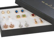 The Dazzling Dozen 12 Pair Earring Collection 12464 0012 n display