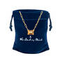 Pretty & Petite Citrine Necklace, Pretty Petite Citrine Necklace 11599 0046 g gift pouch