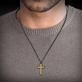 Personalized Diamond Cross and Dog Tag 12218 0011 n model