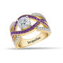 Birthstone Statement Ring, Birthstone Statement Ring 6243 0053 b february