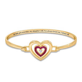 Daughter Birthstone and Diamond Bangle 1821 0021 a 1 january