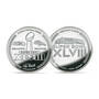 Super Bowl Flip Coin Silver Plated Collection 11732 0200 a Seahawks48
