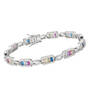Michael O'Connor Limited Edition Multi Color Bracelet, Michael OConnor Multi Color Bracelet 11142 2010 b tilted