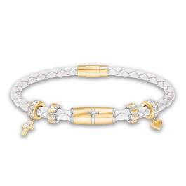 Trust in the Lord Daughter Leather Bracelet 1153 001 1 1