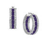 The Birthstone Eternity Earrings, The Birthstone Eternity Earrings 11200 0021 b february