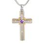 Birthstone Salvation Men's Pendant, Birthstone Salvation Mens Pendant 6007 001 8 2