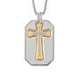 Personalized Two-in-One Diamond Cross Pendant, Personalized Two in One Diamond Cross Pendant 12049 0016 b front