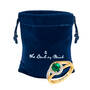 Genuine Emerald & Diamond Swirl Ring, May Birthstone Diamond Swirl Ring 11760 0056 g giftpouch