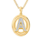 Diamond Initial Pendant 1250 0054 a main