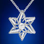 Star of David Pendant by Michael OConnor 11930 0010 b blue background
