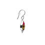 Rose Bud Sterling Silver Earrings, Rose Bud Sterling Silver Earrings 11142 1368 b side