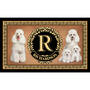 The Personalized Dog Accent Rug, The Dog Accent Rug 6859 0033 a Poodle White