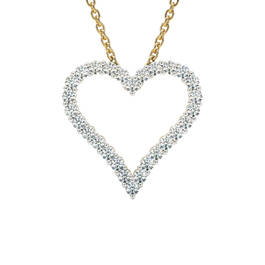 The LuxDiamond Open Heart Pendant 11674 0010 a main