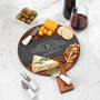 The Personalized Family Serving Board, The Personalized Acacia Slate Serving Board 10749 0013 c cheese